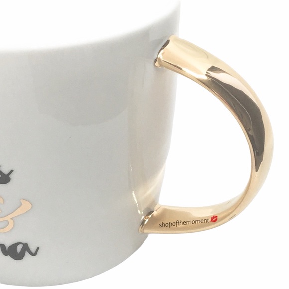 new Posh All I Need is Coffee  + Mascara Mug ✶ with Black + Gold Foil Graphics ✶ - Picture 6 of 11